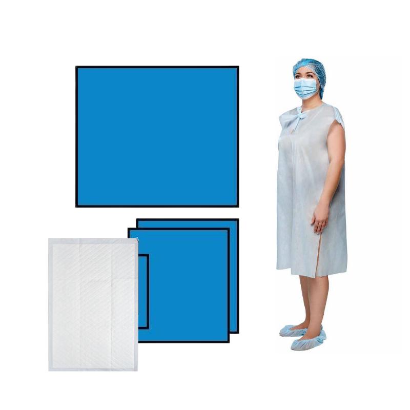 Комплект одягу та покриттів акушерський №1, стерильний, одноразового використання ,ТМ «АХІЛЛ»